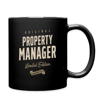 Property Manager Job Occupation Birthday Worker - Full Colour Mug - black - Right