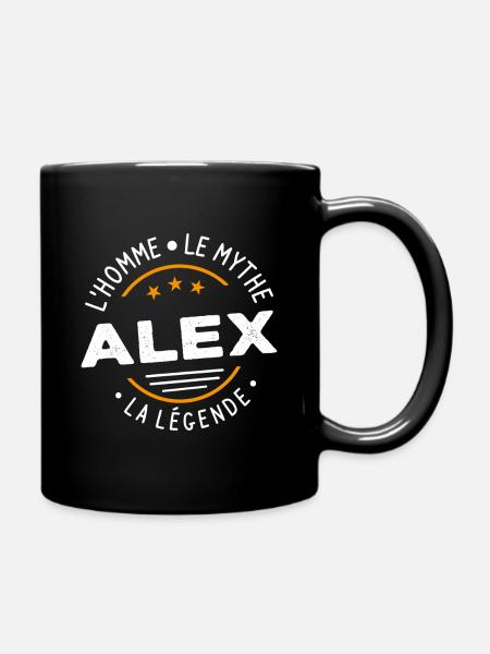 Alex L'Homme Le Mythe La Légende Cadeau Humour - Mug uni - noir