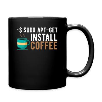 Linux Software Open Source Computer Informatik-Stu - Tasse einfarbig - Schwarz - Rechts