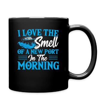 Bateau de croisière Vacances Famille - Mug uni - noir - Droite