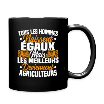 Humour Agricole Meilleur Agriculteur Homme - Mug uni - noir - Droite