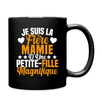 Je suis la Fière Mamie d'une Petite Fille Cool - Mug uni - noir - Droite