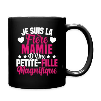 Je suis la Fière Mamie d'une Petite Fille Cool - Mug uni - noir - Droite