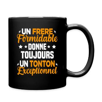 Cadeau pour Frère / Oncle - Un Tonton Exceptionnel - Mug uni - noir - Droite