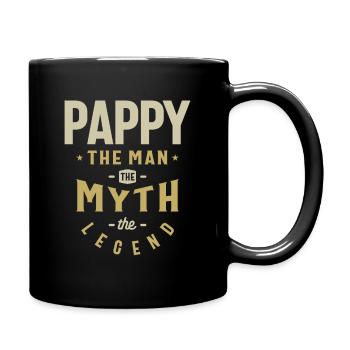 Pappy The Man The Myth The Legend - Full Colour Mug - black - Right