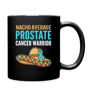 Nacho Average Prostate Cancer Warrior Light Blue - Tasse einfarbig - Schwarz - Rechts