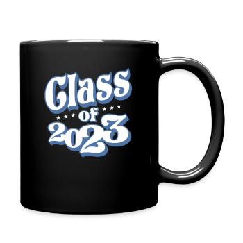 Class Of 2023 Senior 23 Graduation Vintage School - Full Colour Mug - black - Right