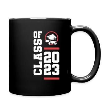 Class Of 2023 Graduation Senior - Full Colour Mug - black - Right