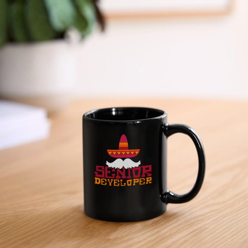 Senior Developer Programming Programmer Tasse einfarbig