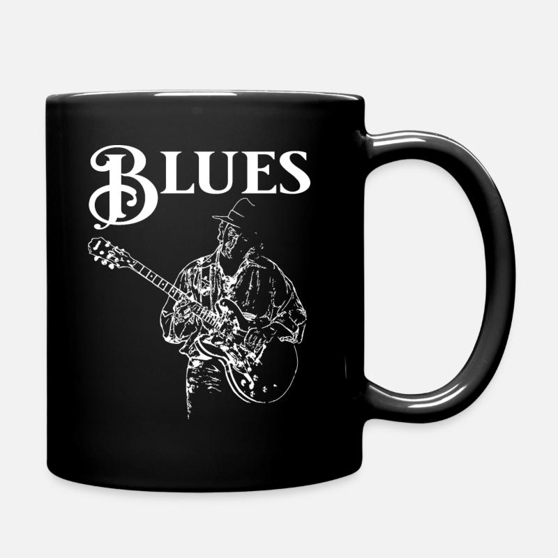Blues Music - Full Colour Mug - black