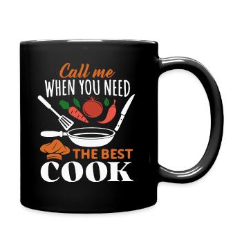 Koch Küchenchef Köche Küche Lustiger Spruch - Tasse einfarbig - Schwarz - Rechts