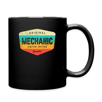 Mechanic Funny Job Title Profession - Full Colour Mug - black - Right