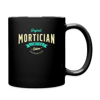 Mortician Funny Job Title Profession - Full Colour Mug - black - Right