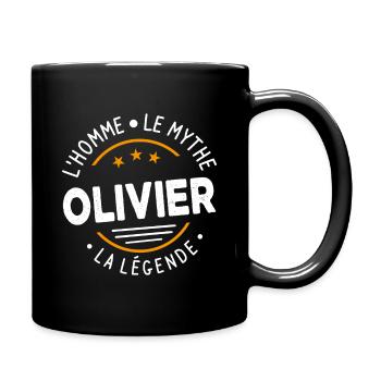 Olivier L'Homme Le Mythe La Légende - Mug uni - noir - Droite