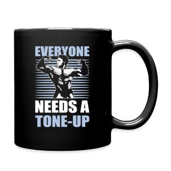 Aerobics Instructor Fitness Coach - Full Colour Mug - black - Right