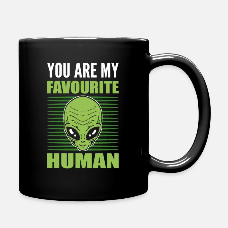 Tu es mon OVNI extraterrestre humain préféré - Mug uni - noir