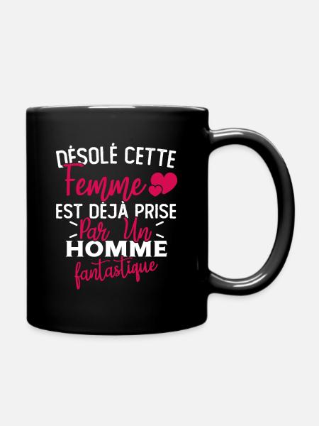 Désolé cette femme est déjà Prise - Mug uni - noir