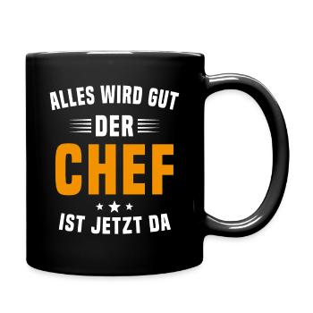 Tout va bien le maître est maintenant là artisanat - Mug uni - noir - Droite