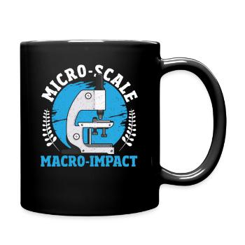 Microbiologie à micro-échelle, macro-impact - Mug uni - noir - Droite