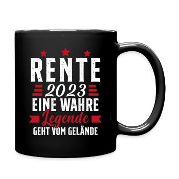 La légende prend sa retraite Cadeau retraité 2023 - Mug uni - noir - Droite