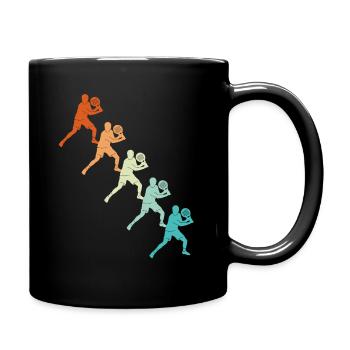 Padel Tennis Vintage Padel Player Padel - Full Colour Mug - black - Right