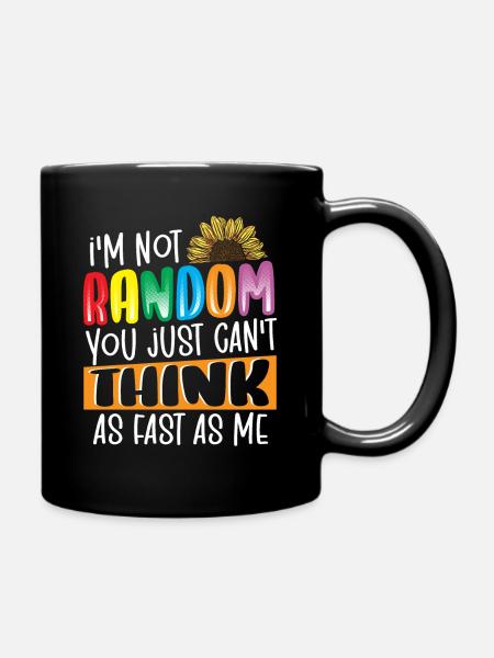 Je ne suis pas un survivant du TDAH au hasard - Mug uni - noir