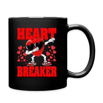 Dabbing Heart Breaker Drôle Messieurs Enfants Garçons - Mug uni - noir - Droite