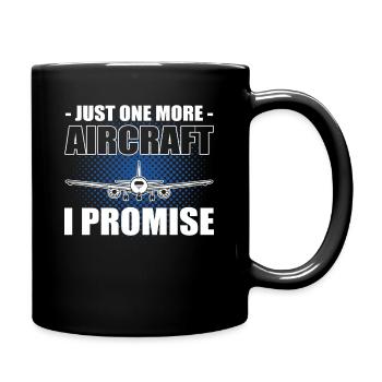 Juste un avion de plus que je promets mécanicien aéronautique - Mug uni - noir - Droite