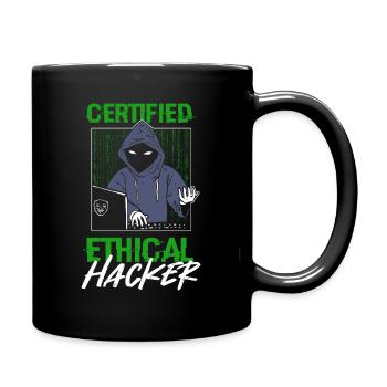 Développeur certifié de réseau de piratage éthique - Mug uni - noir - Droite