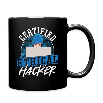 Développeur certifié de réseau de piratage éthique - Mug uni - noir - Droite