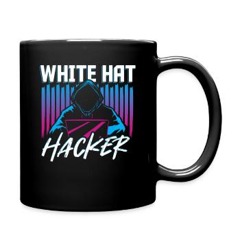White Hat Hacker Piratage Réseau Internet - Mug uni - noir - Droite