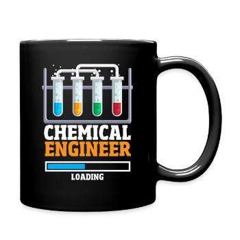 Future Chemical Engineer Loading Chemist - Full Colour Mug - black - Right