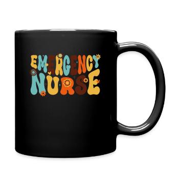Groovy ER Infirmière Salle d’urgence Infirmière École Femmes - Mug uni - noir - Droite