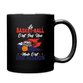 le basket ball Est Une Passion Cadeau - Mug uni - noir - Droite