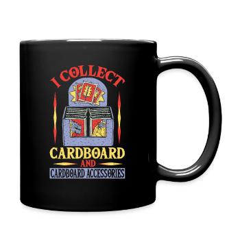 Je collectionne le carton et les accessoires en carton - Mug uni - noir - Droite