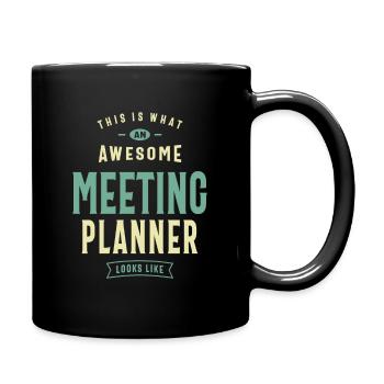 Meeting Planner - Full Colour Mug - black - Right