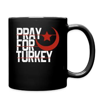Tremblement de terre en Turquie - Mug uni - noir - Droite