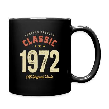 Classic 1972 - 51st Birthday Classic Born 1972 - Full Colour Mug - black - Right