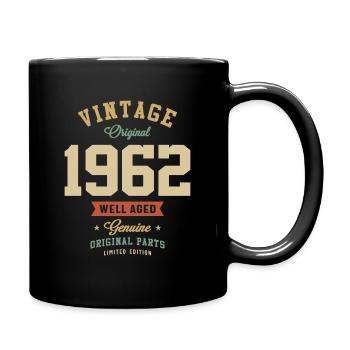 1962 Birthday 61 Years Old - Full Colour Mug - black - Right