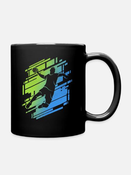 Handball Handball Joueur de handball Garçons Handballeur - Mug uni - noir