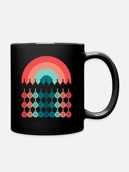 Padel Tennis Padel Tennis Retro Padel Raquette Padel - Mug uni - noir