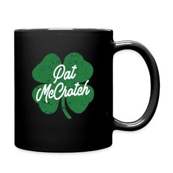 Pat McCrotch St Patricks Day - Full Colour Mug - black - Right