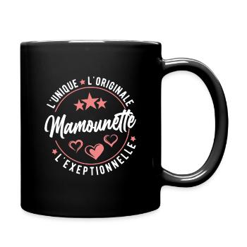 Mamounette L'unique L'originale L'exeptionnelle - Mug uni - noir - Droite