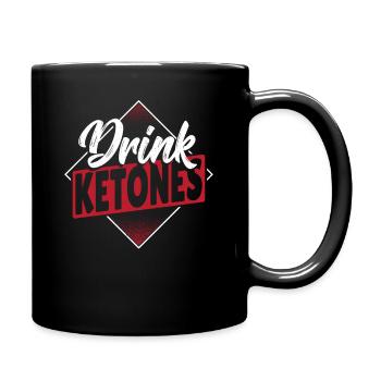 Drink Ketones Keto Diet - Full Colour Mug - black - Right