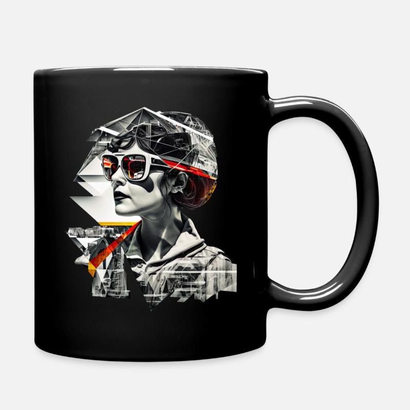 Retro Flash No47 - Tasse einfarbig - Schwarz