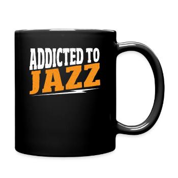 Accro au jazz jazz musique jazz jazz auditeur - Mug uni - noir - Droite