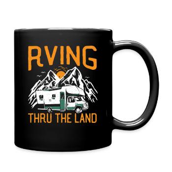 VRing Thru The Land RV Camping Caravan - Mug uni - noir - Droite