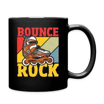 Rebondir Rock Roller Patineur - Mug uni - noir - Droite