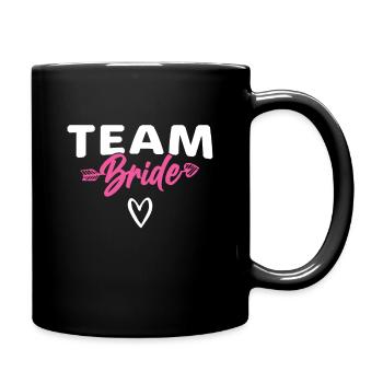 Team Braut Bride - Full Colour Mug - black - Right