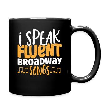 Broadway Musical-Liebhaber Musical Theater - Tasse einfarbig - Schwarz - Rechts